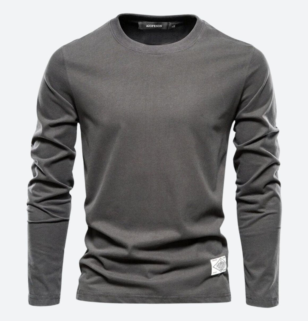 Alex | Men's Fashionable Long-Sleeved T-Shirt-The Yellow Prime