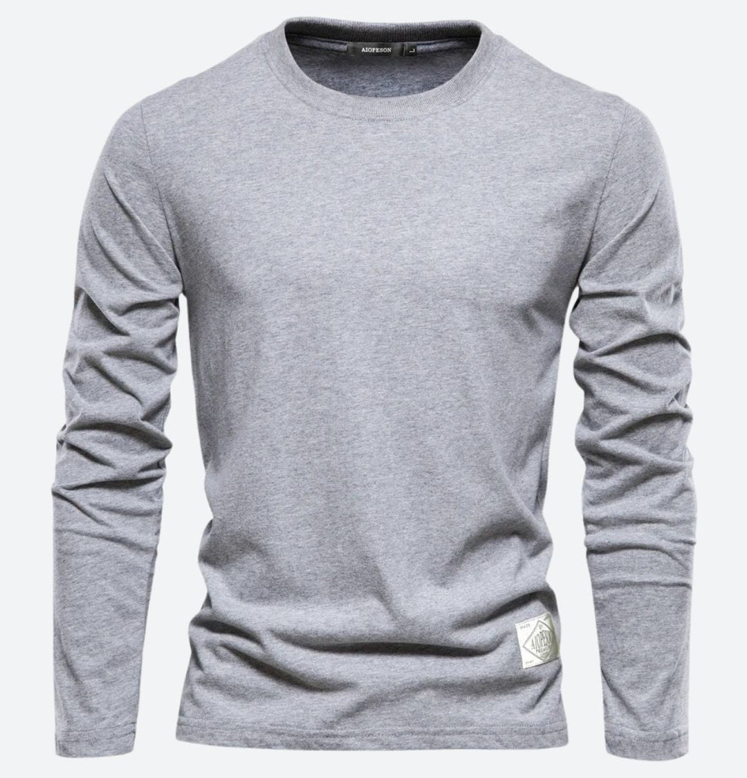 Alex | Men's Fashionable Long-Sleeved T-Shirt-The Yellow Prime