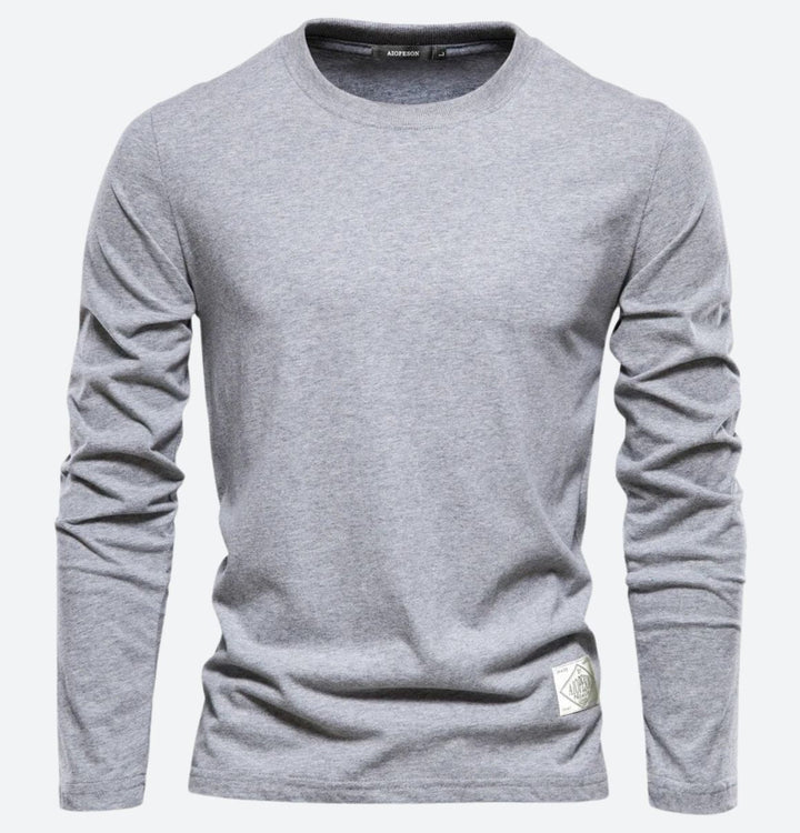 Alex | Men's Fashionable Long-Sleeved T-Shirt-The Yellow Prime