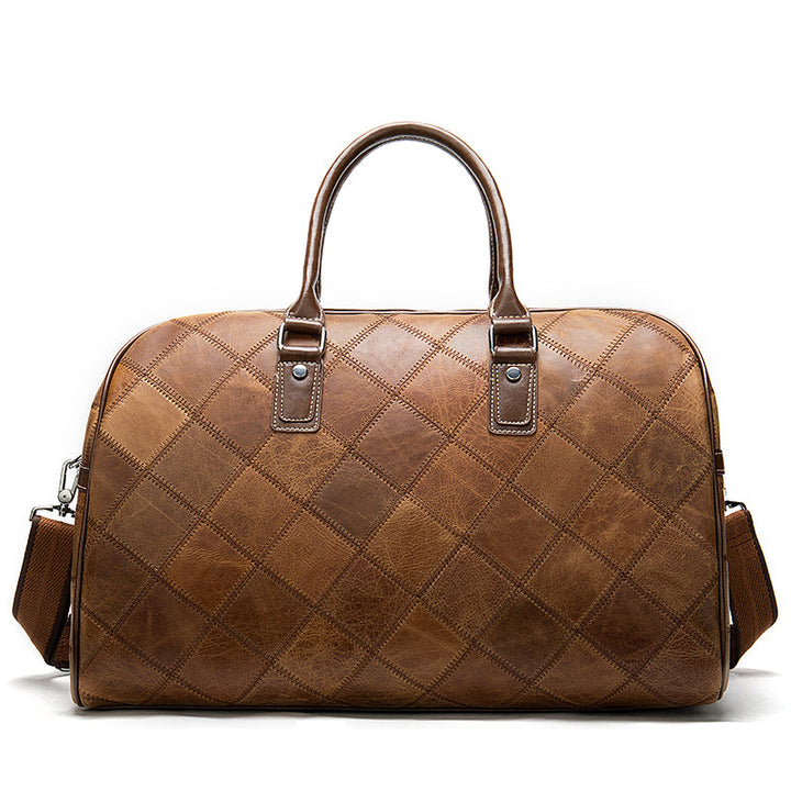 Alex | Men's Luxurious Leather Travel Bag for Modern Travelers-The Yellow Prime