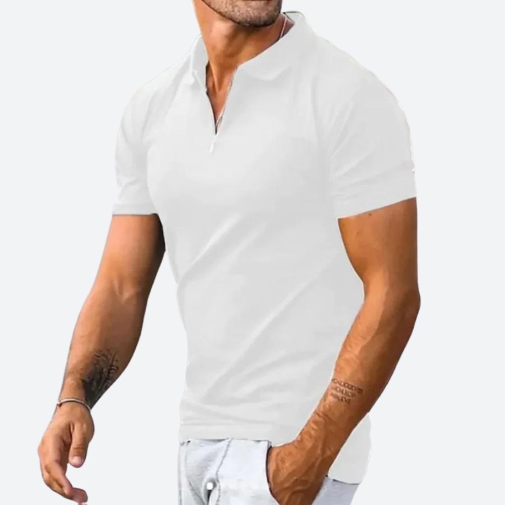 Alex | Men's Stylish Casual Polo Shirt-The Yellow Prime