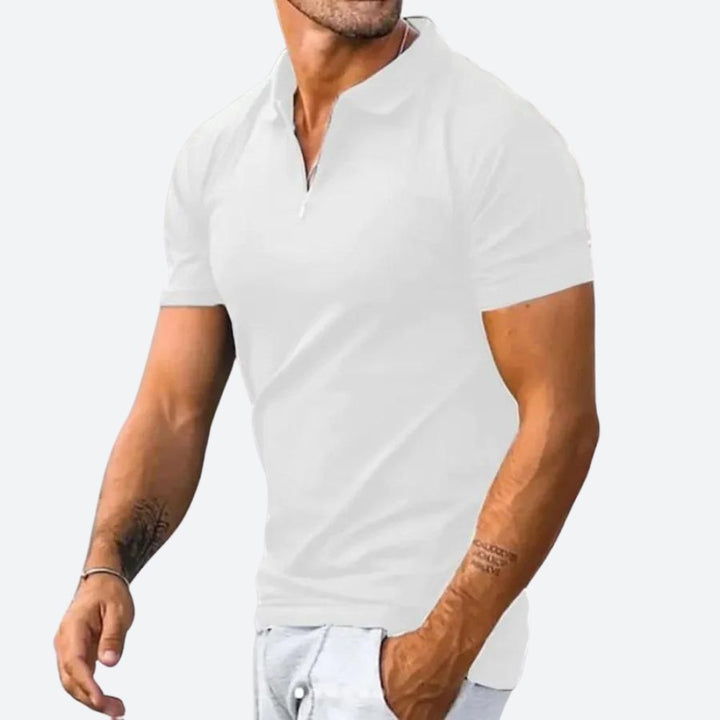 Alex | Men's Stylish Casual Polo Shirt-The Yellow Prime