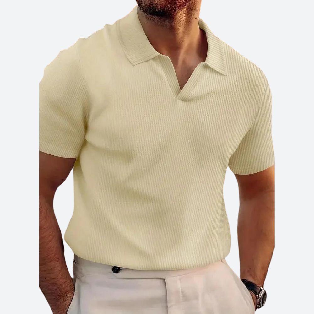 Alex | Men's Summer Leisure Polo Shirt-The Yellow Prime