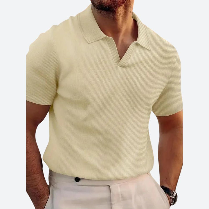 Alex | Men's Summer Leisure Polo Shirt-The Yellow Prime