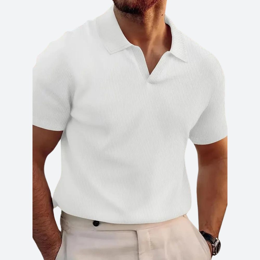 Alex | Men's Summer Leisure Polo Shirt-The Yellow Prime