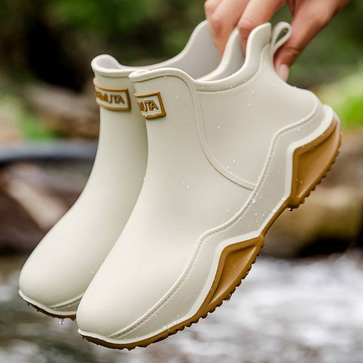 Alice | Women's Modern Orthopedic Rubber Boots-The Yellow Prime