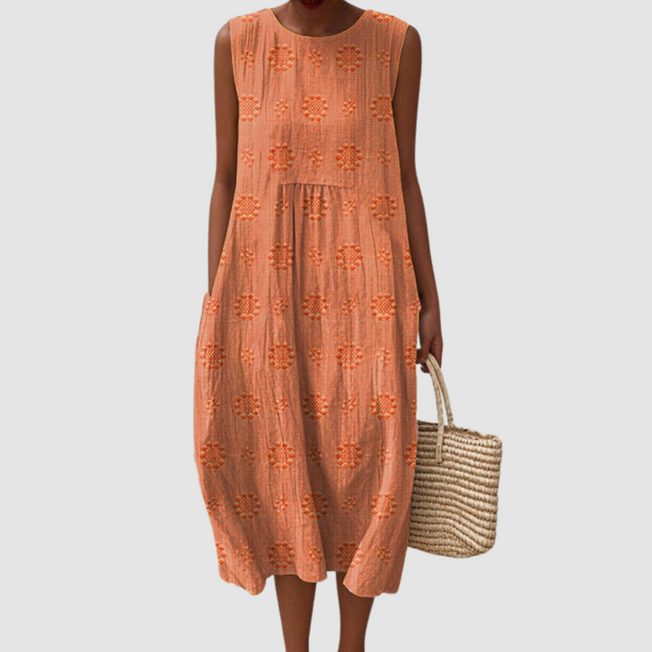 Allison | Women's Breathable Summer Dress-The Yellow Prime