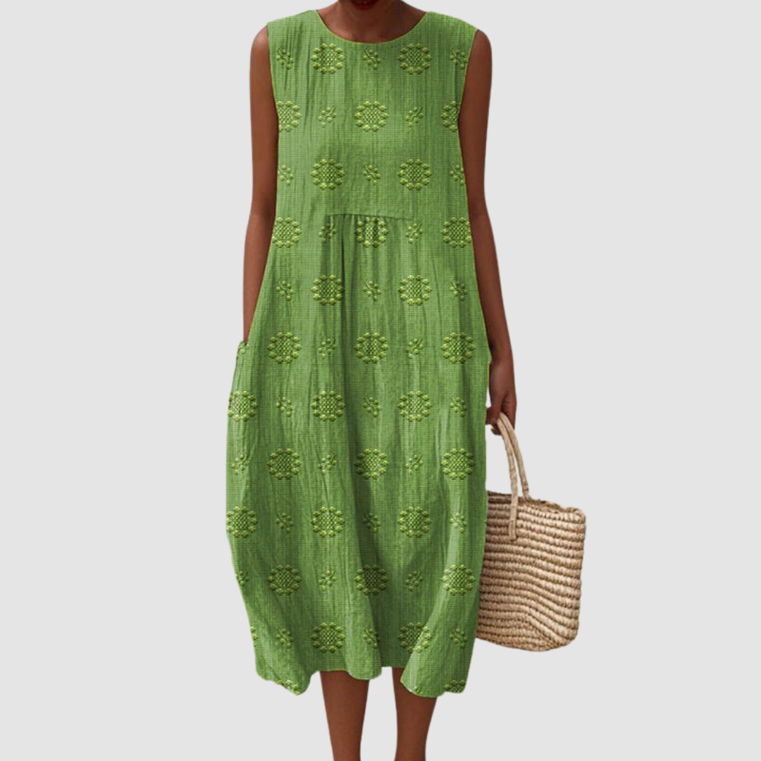 Allison | Women's Breathable Summer Dress-The Yellow Prime