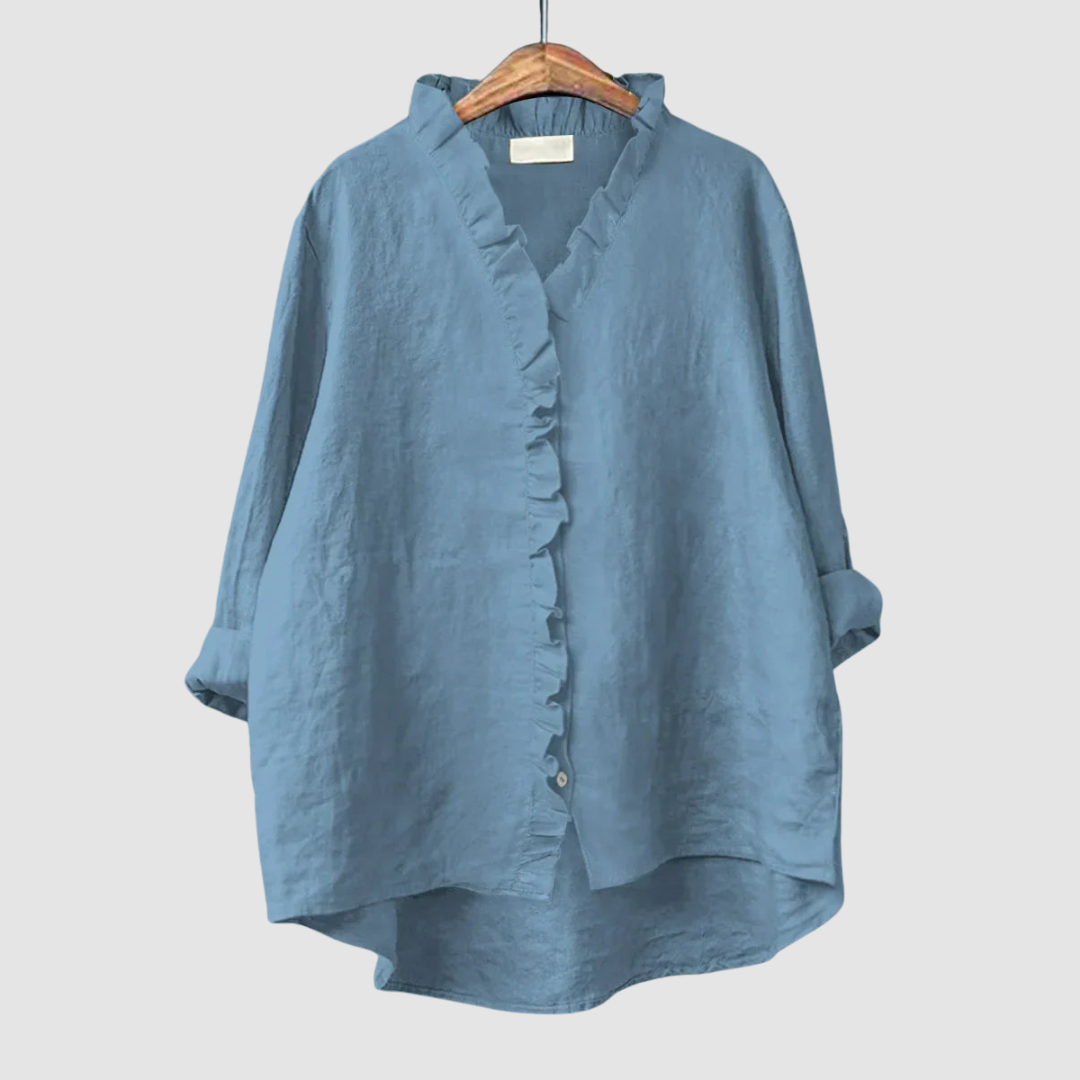 Amélie | Women's Timeless Breathable Blouse-The Yellow Prime