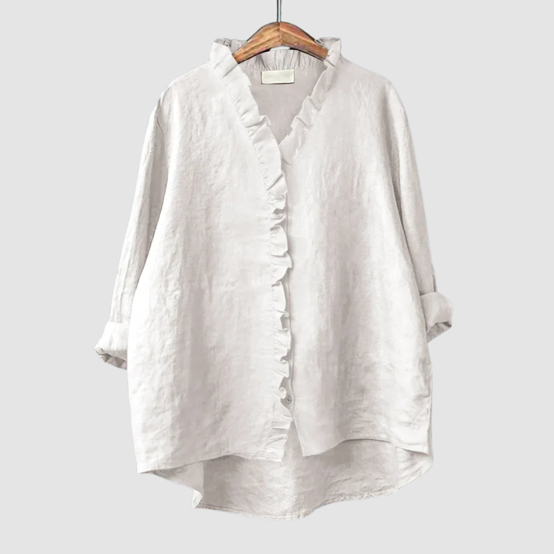 Amélie | Women's Timeless Breathable Blouse-The Yellow Prime
