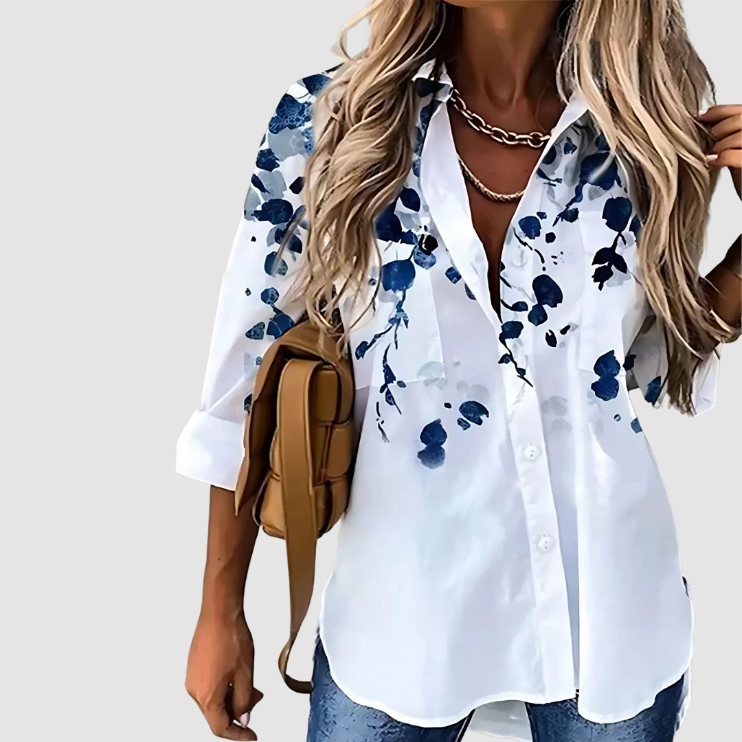 Amy | Women's Chic Breathable Blouse-The Yellow Prime