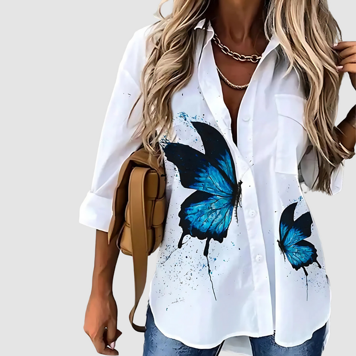Amy | Women's Chic Breathable Blouse-The Yellow Prime
