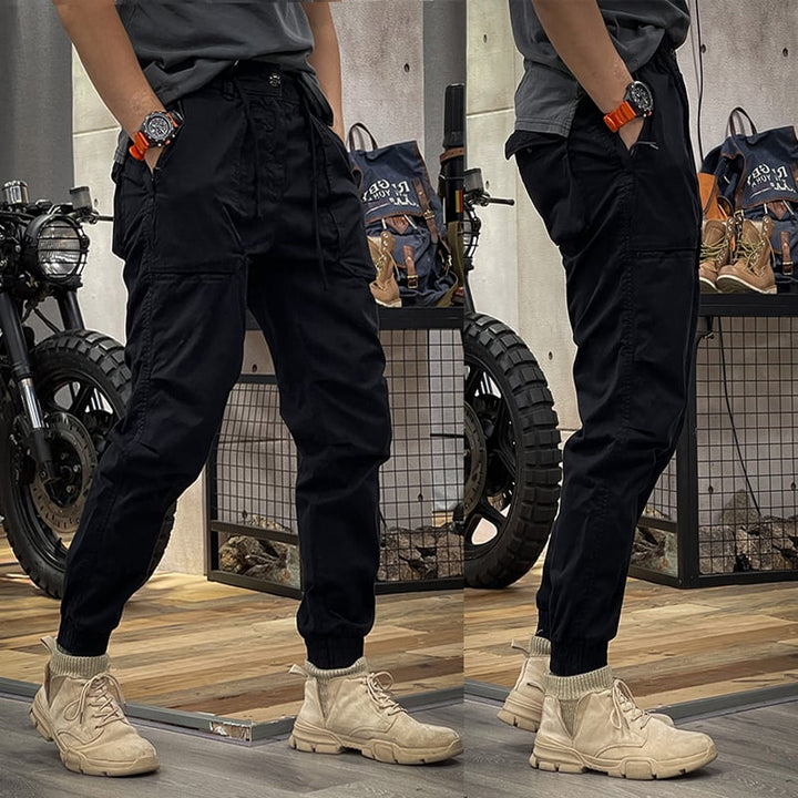 André | Men's Stretch Cargo Pants in Spandex-The Yellow Prime