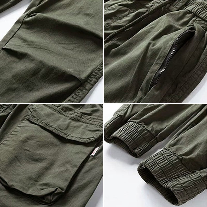 André | Men's Stretch Cargo Pants in Spandex-The Yellow Prime