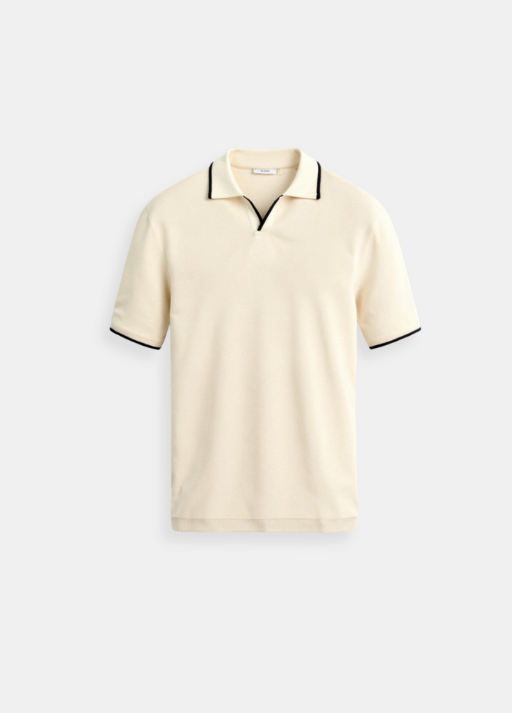 Andrew | Men's Breathable Tailored Fit Polo Shirt-The Yellow Prime