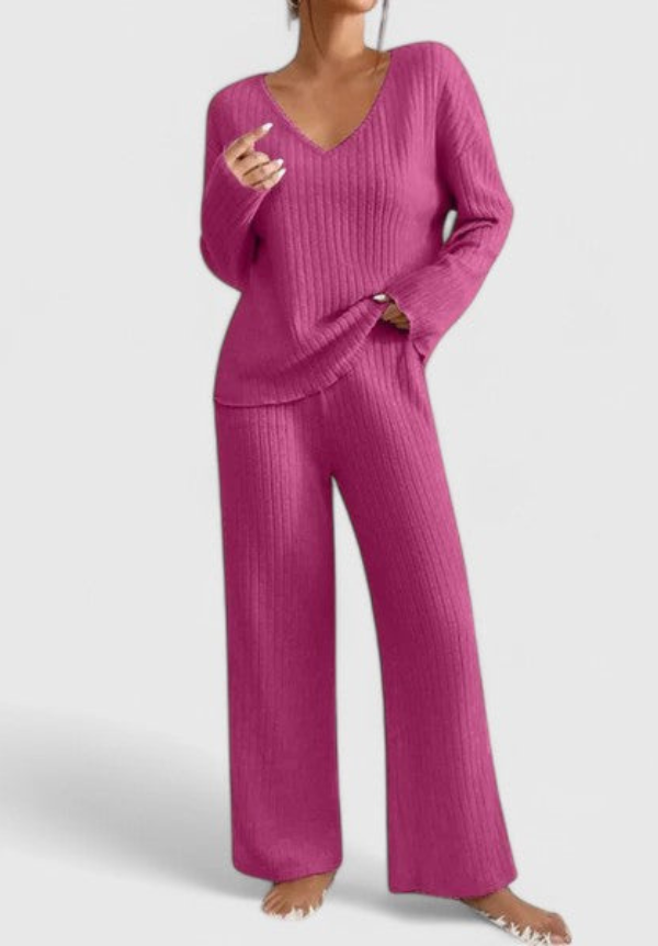 Angeline | Women's Comfortable Loungewear Set-The Yellow Prime