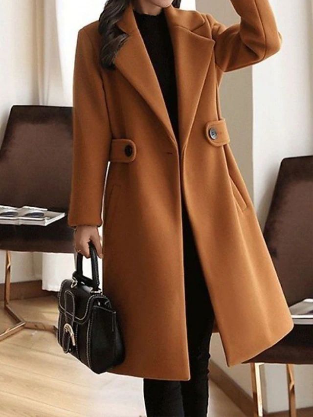 Anna | Women's Elegant Coat-The Yellow Prime