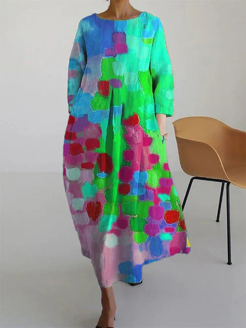 Florentina | Women's Floral Maxi Dress for Summer-The Yellow Prime