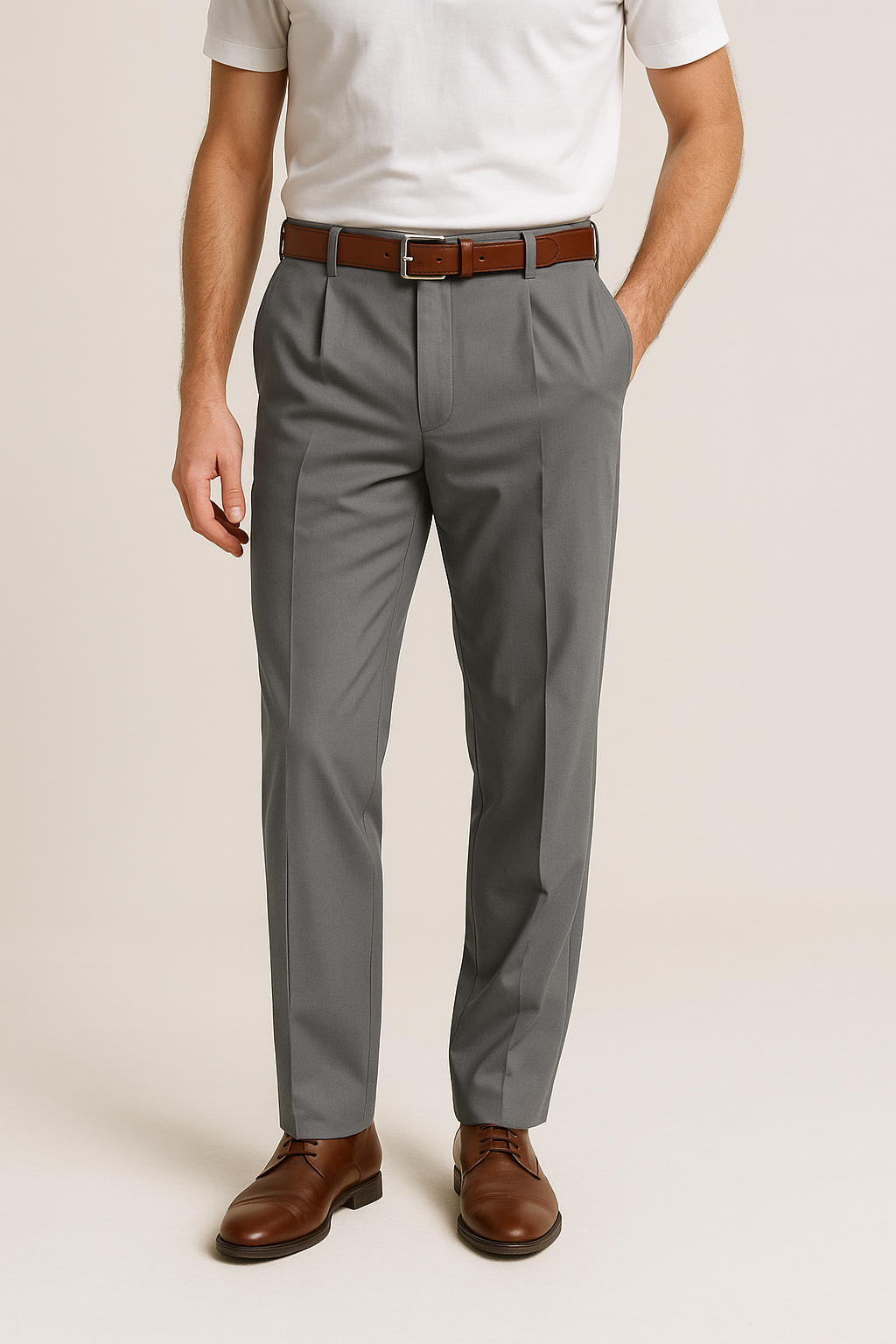 Archie | Men's Tailored Tapered Dress Pants-The Yellow Prime