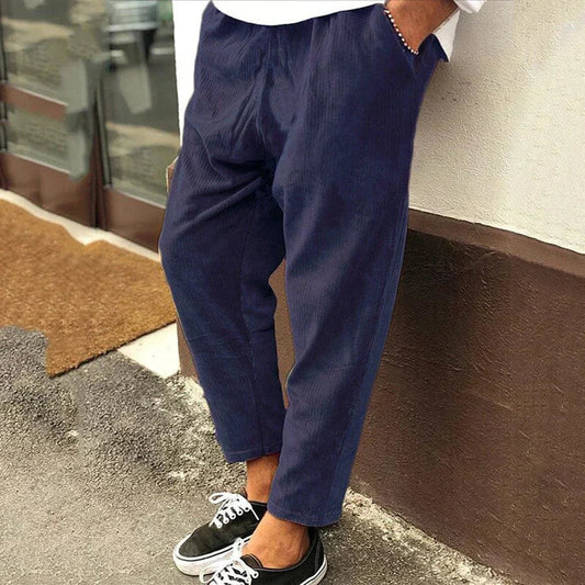 Arden | Men's Relaxed Fit Casual Ankle Pants-The Yellow Prime