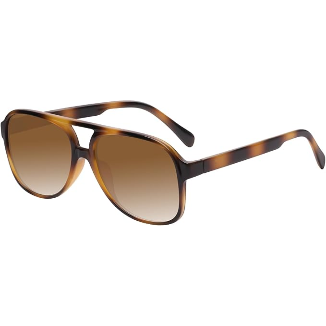 Women's Lightweight Retro Aviator Sunglasses - Oversized UV400 Protection-The Yellow Prime