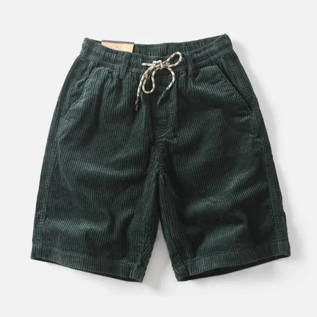 Atlas | Men's Relaxed Fit Corduroy Shorts-The Yellow Prime