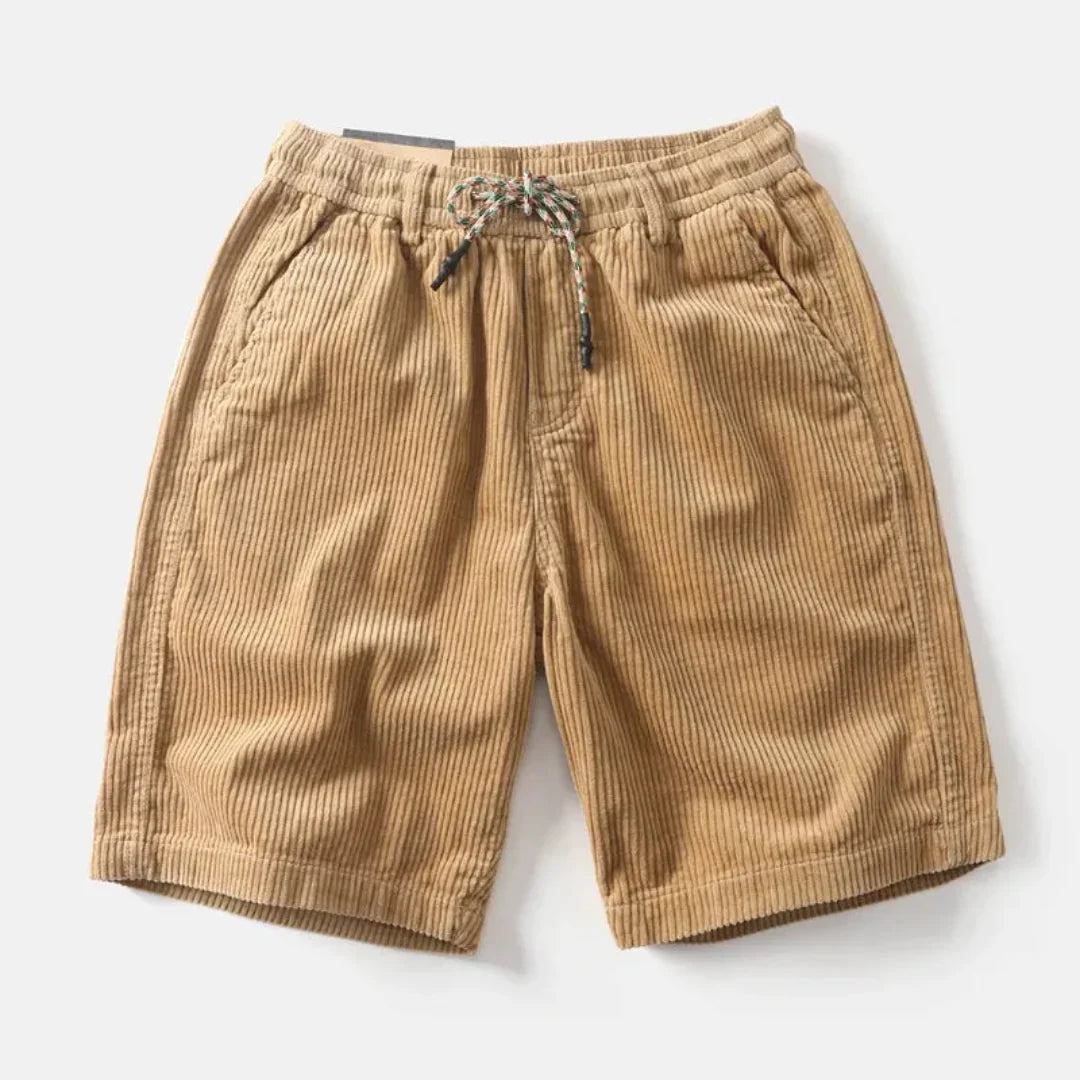 Atlas | Men's Relaxed Fit Corduroy Shorts-The Yellow Prime