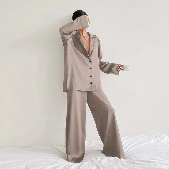 Women's breathable pajama set – silky, hypoallergenic for comfort-The Yellow Prime