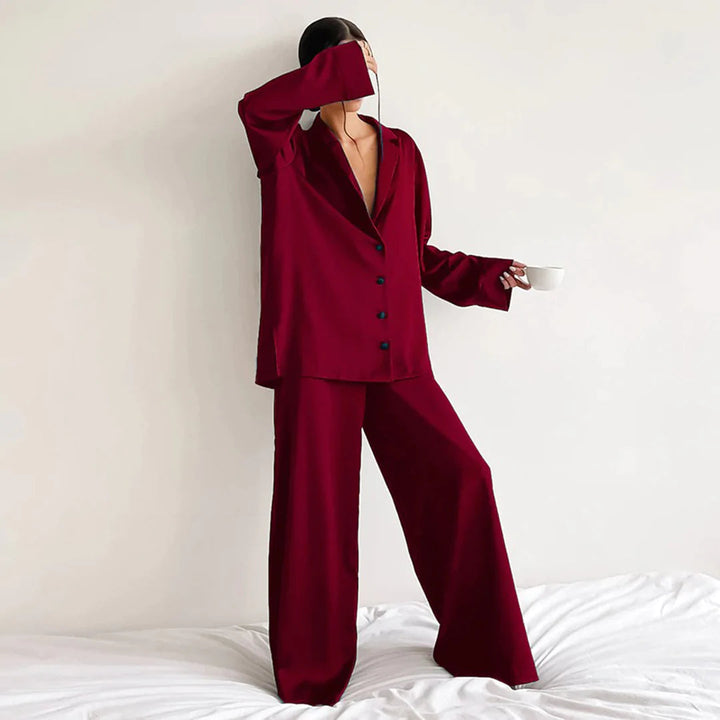 Women's breathable pajama set – silky, hypoallergenic for comfort-The Yellow Prime