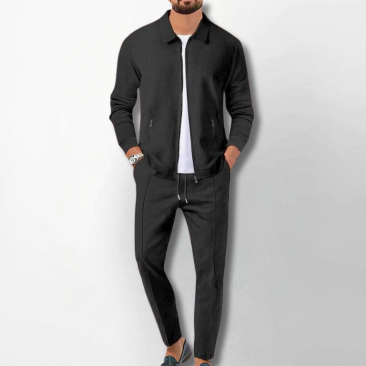 Men's breathable outfit set – stylish for office and leisure-The Yellow Prime
