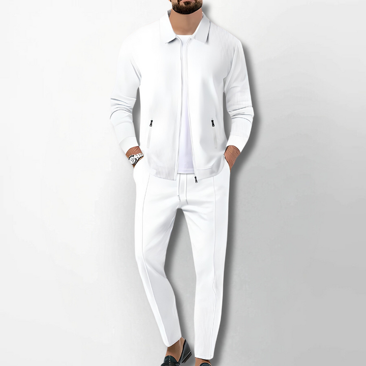 Men's breathable outfit set – stylish for office and leisure-The Yellow Prime