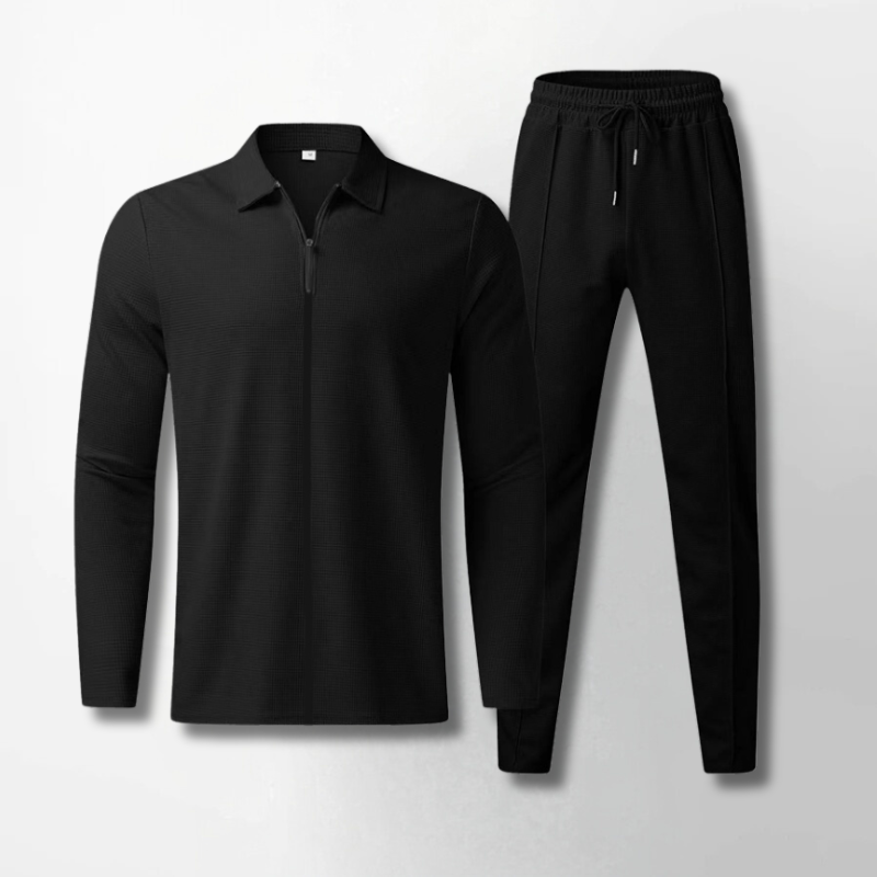 Men's breathable outfit set – stylish for office and leisure-The Yellow Prime