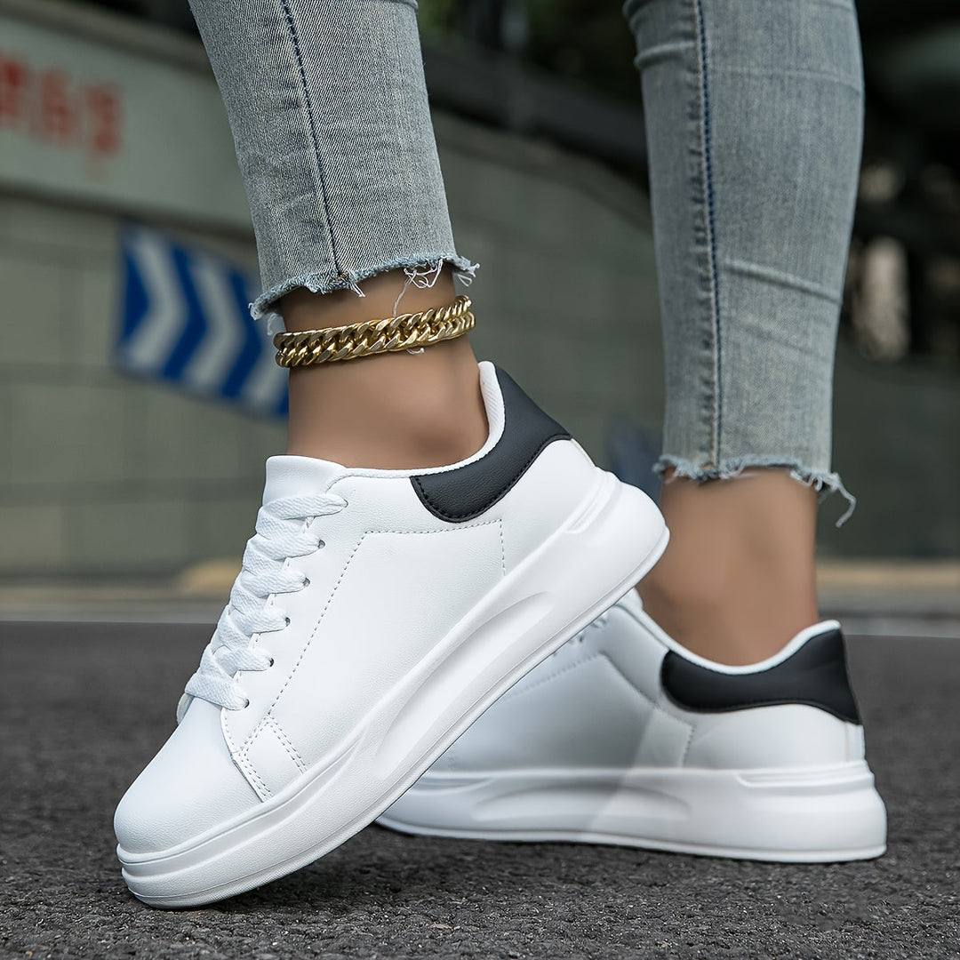 Aubrey | Women's Textile Sneakers, Clean Design, Comfortable Fit-The Yellow Prime