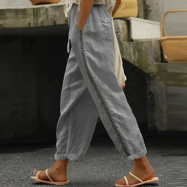 Audrey | Women's Trendy Boho Summer Pants for a Fun Style-The Yellow Prime