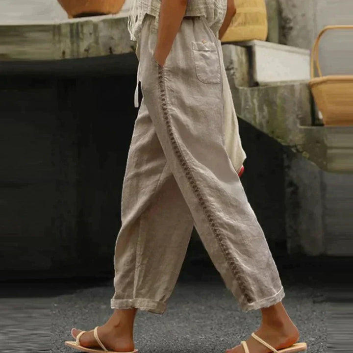 Audrey | Women's Trendy Boho Summer Pants for a Fun Style-The Yellow Prime