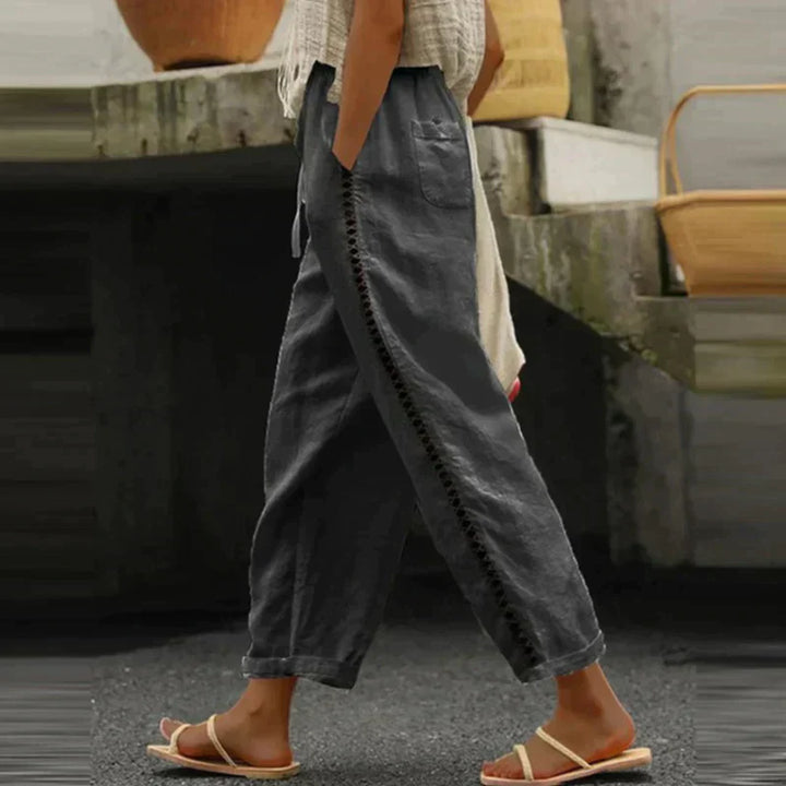 Audrey | Women's Trendy Boho Summer Pants for a Fun Style-The Yellow Prime