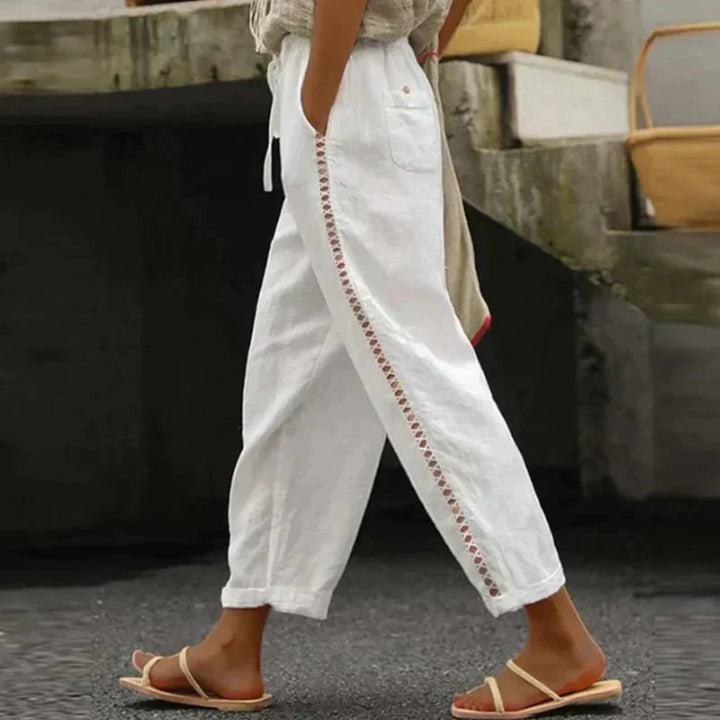 Audrey | Women's Trendy Boho Summer Pants for a Fun Style-The Yellow Prime