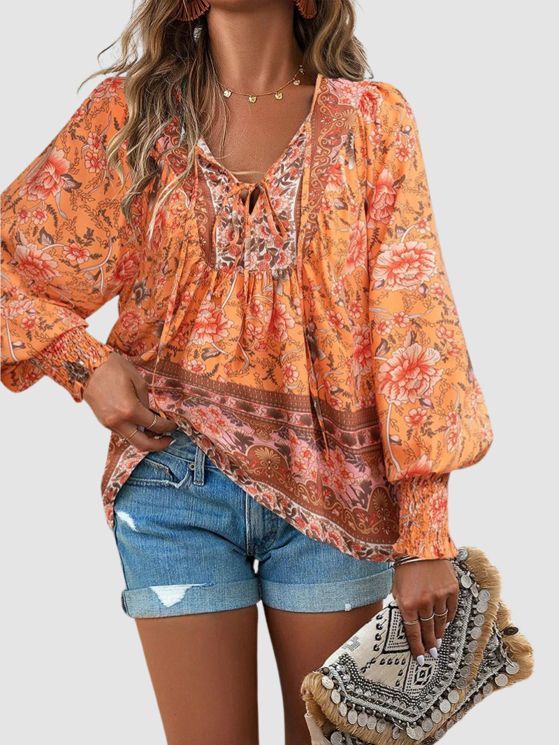 Audry | Women's Elegant Blouse-The Yellow Prime
