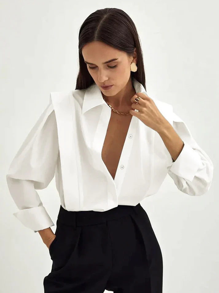 Women's Classic Business Shirt-The Yellow Prime
