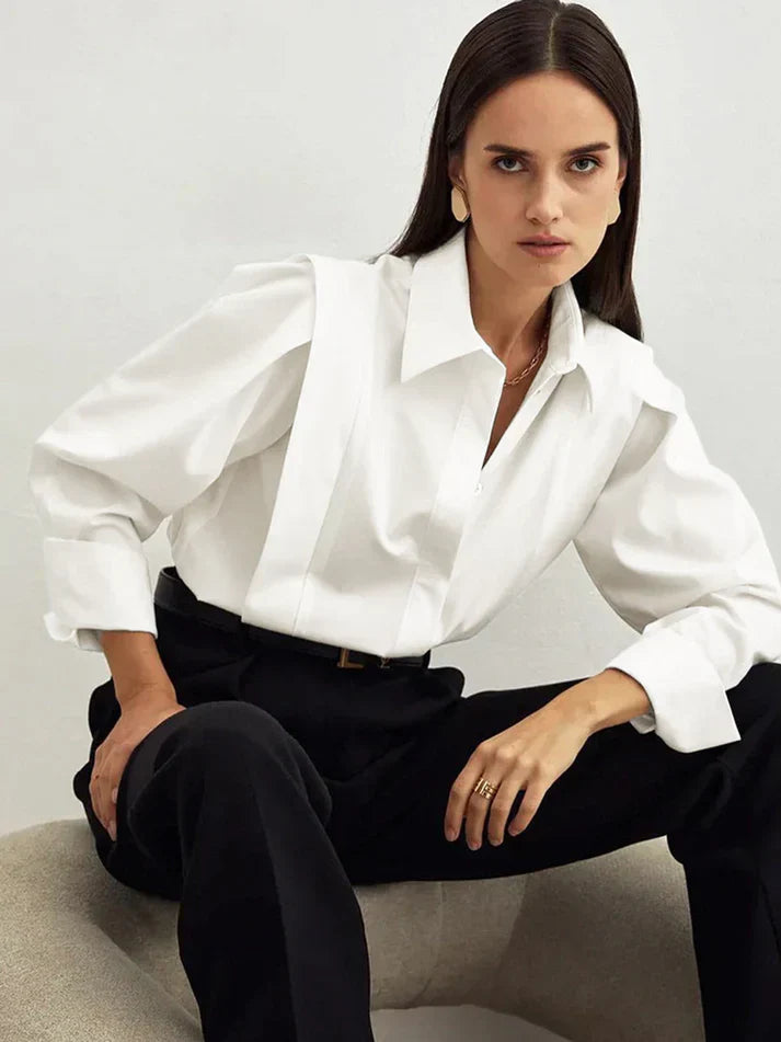 Women's Classic Business Shirt-The Yellow Prime