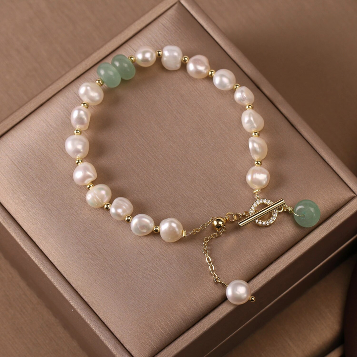 Bailey | Women's Elegant Freshwater Pearl Bracelet-The Yellow Prime