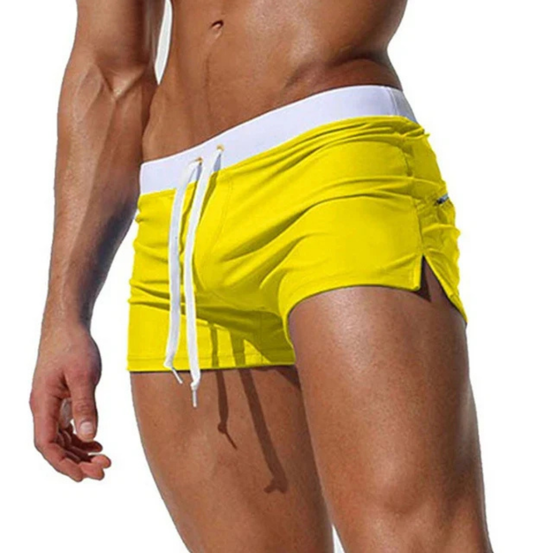 Bartosz | Men's Slim Fit Swim Shorts-The Yellow Prime