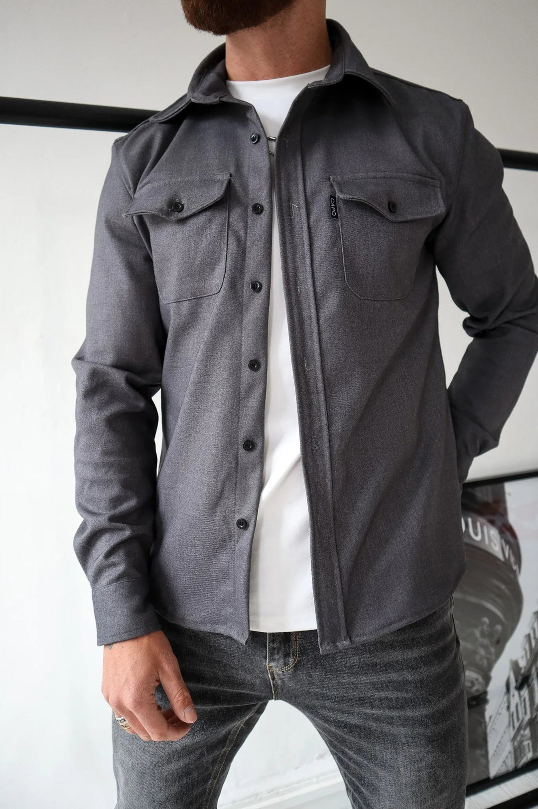 Men's Casual Overshirt Jacket for Stylish Everyday Wear