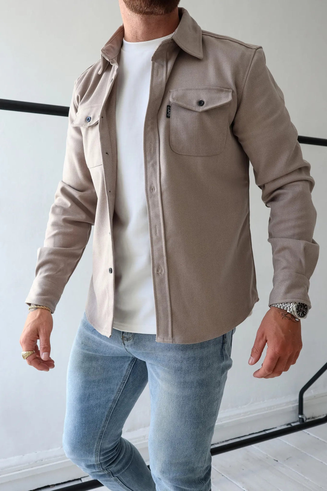 Men's Casual Overshirt Jacket for Stylish Everyday Wear