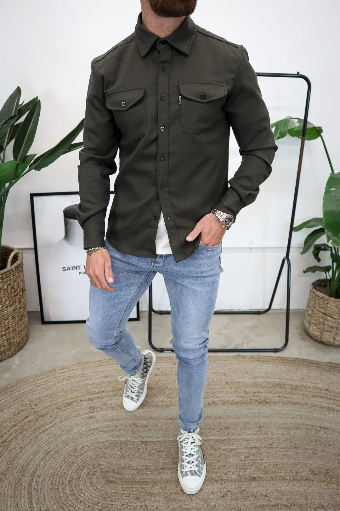 Men's Casual Overshirt Jacket for Stylish Everyday Wear