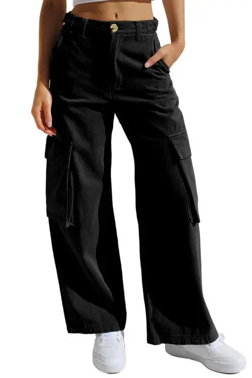 Bella | Women's Cargo Pants - Stylish Utility Trousers-The Yellow Prime