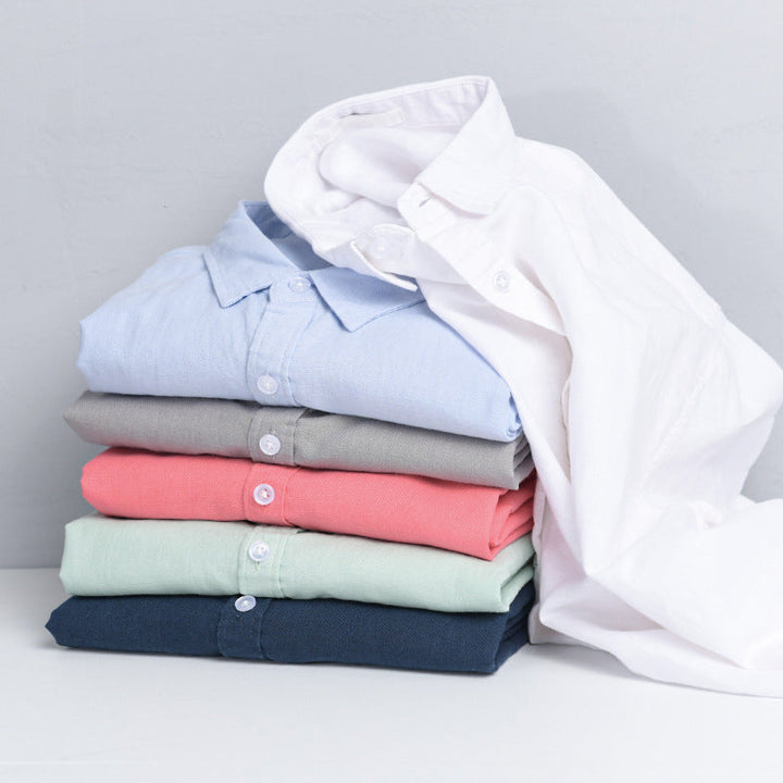 Men's Elegant Linen Shirt-The Yellow Prime