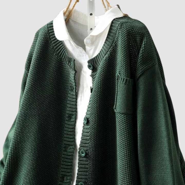Berlinda | Women's Cozy Knit Cardigan-The Yellow Prime