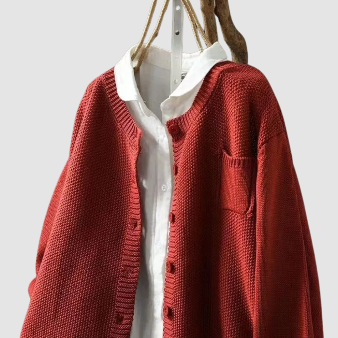 Berlinda | Women's Cozy Knit Cardigan-The Yellow Prime