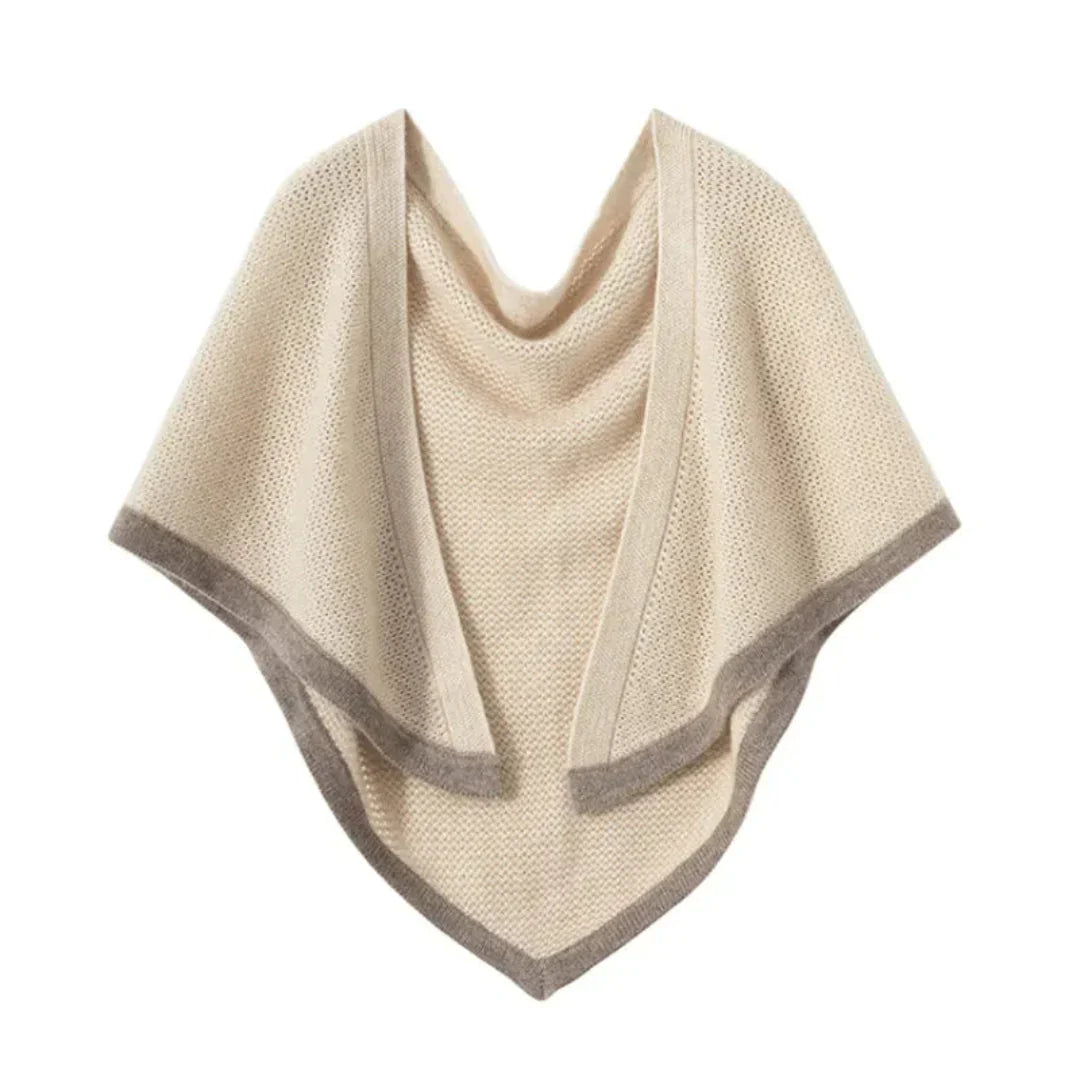 Women's Soft Cashmere Travel Shawl - Rectangular Knit Design-The Yellow Prime